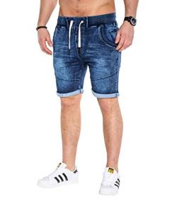 BetterStylz Herren MarmanBZ Denim Jogger Shorts Joggerjeans Shorts Bermuda Kurze Hose Slim FIT von BetterStylz