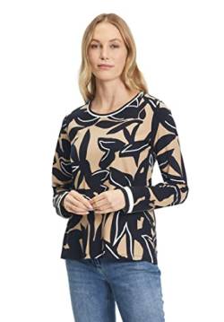 Betty Barclay Damen 2670/1570 T-Shirt, Black/Beige, 38 von Betty Barclay