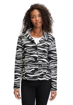 Betty Barclay Damen 4327/2438 Sweatshirt, Black/Cream, 42 von Betty Barclay