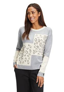 Betty Barclay Damen 5793/1026 Pullover, Patch Grey/Beige, 46 von Betty Barclay