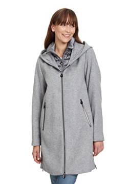 Betty Barclay Damen 7338/1553 Jacke Wolle, Light Grey Melange, 44 von Betty Barclay