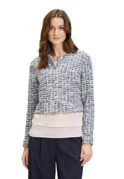 Betty Barclay Damen Blazer-Jacke Langarm Dark Blue-Rosé,38 von Betty Barclay