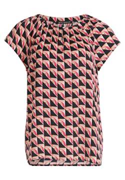 Betty Barclay Damen Casual-Bluse mit Muster Pink/Dark Blue,40 von Betty Barclay