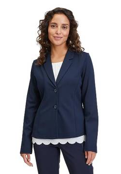 Betty Barclay Damen Jerseyjacke mit Knöpfen dunkelblau,46 von Betty Barclay