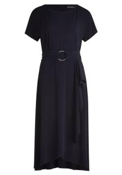 Betty Barclay Damen Midikleid mit Volant dunkelblau,40 von Betty Barclay