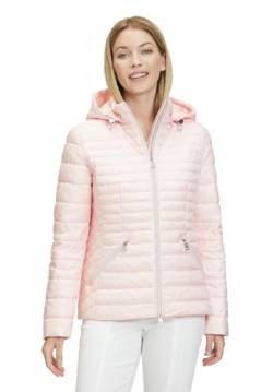 Betty Barclay Damen Steppjacke mit Abnehmbarer Kapuze Misty Light Rose,38 von Betty Barclay