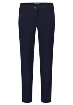 Betty Barclay Damen Stretch-Hose mit elastischem Bund dunkelblau,42 von Betty Barclay