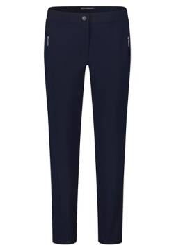 Betty Barclay Damen Stretch-Hose mit elastischem Bund dunkelblau,44 von Betty Barclay