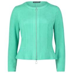 Betty Barclay Damen Velours Jacke ming green 46 von Betty Barclay