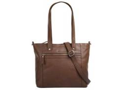 Shopper BETTY BARCLAY Gr. B/H/T: 32 cm x 27 cm x 6 cm onesize, braun (cognac) Damen Taschen Handtaschen von Betty Barclay