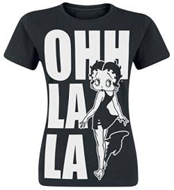 Betty Boop - Ohh La La Dames T-Shirt zwart - Merchandise Cartoon televisie stripfiguur von Betty Boop