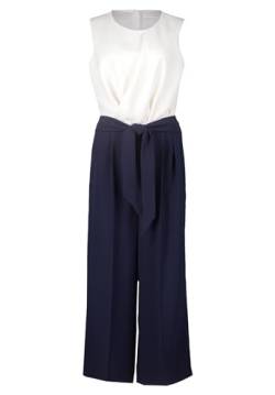 Betty & Co Damen 6453/3123 Overall Lang ohne Arm, Patch Dark Blue/Cream, 40 von Betty & Co