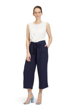 Betty & Co Damen 6453/3123 Overall Lang ohne Arm, Patch Dark Blue/Cream, 40 von Betty & Co