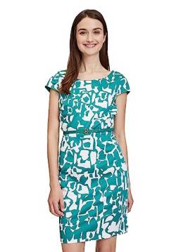 Betty & Co Damen Barcelona 1 Kleid, Green/Cream, 40 von Betty & Co