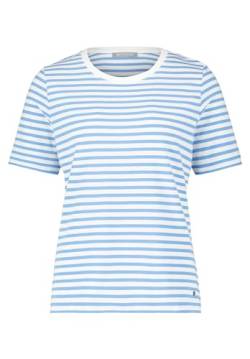 Betty & Co Damen Basic Shirt mit Ringel Weiß/Blau,M von Betty & Co