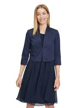 Betty & Co Damen Bolero-Jacke unifarben Navy Blue,42 von Betty & Co