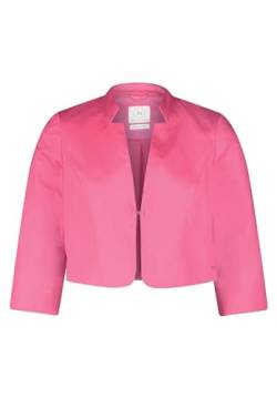 Betty & Co Damen Bolero-Jacke unifarben Pink Flambé,42 von Betty & Co