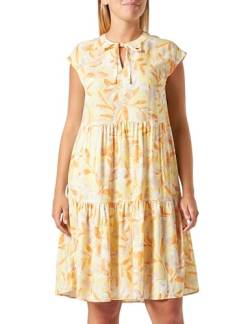 Betty & Co Damen Casual-Kleid mit Print Yellow/Orange,40 von Betty & Co