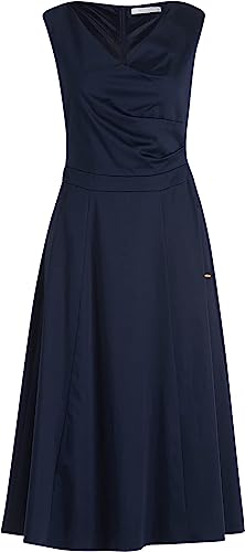 Betty & Co Damen Midikleid ohne Arm Navy Blue,44 von Betty & Co