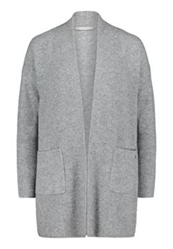 Betty & Co Damen Strick-Cardigan ohne Verschluss Grey Melange,40 von Betty & Co