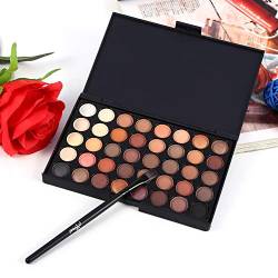 20 Farben Lidschatten, Professionelle Augenpalette, Matte Lidschatten Creme Lidschatten Glitter Puder Lidschatten Kosmetische Matte Lidschatten Creme Powder Eye Makeup Make Up(#1) von Betued