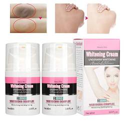 Achselaufhellungscreme, Bleaching Creme, Melanin Fading Moisturizing Skin Brightening Cream Feuchtigkeitscreme für Achselhöhlen Bikini Lines von Betued