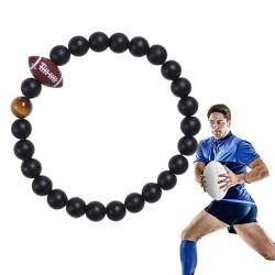 Charm-Armbänder mit Sportmotiv, Sportarmbänder für Jungen, Fußball-Geschenke-Armband, Sport-Partygeschenke-Armbänder für Kinder, Jugendliche, Erwachsene und Team-Fans für Ballspiel-Party-Reisen Bexdug von Bexdug