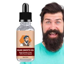 Herren-Bartöl - Schnurrbart-Haarwachstum, Bartöl für Männerwachstum - 30 ml Bartpflege, Bartfeuchtigkeitscreme, Bartöl für Männer. Wachsen Sie schneller einen stärkeren, dickeren, volleren Bexdug von Bexdug