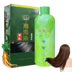 Kräuter-Haarfärbemittel | 3-in-1-Shampoo zum sofortigen Haarfärben,Haarpflegemittel für Männer, Frauen und alte Männer für graues Haar Bexdug von Bexdug