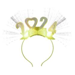 LED-Stirnbänder | 2024 Rave Stirnband,Kreative leuchtende Kopfbedeckung, lustiges beleuchtetes Stirnband für Partys, Kinder, Festival Bexdug von Bexdug