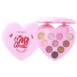 Lidschatten-Make-up-Palette - Matte Glitzer-Make-up-Palette | Langlebige und hochpigmentierte Make-up-Lidschatten für Frauen, Mädchen, Geburtstagsgeschenke Bexdug von Bexdug