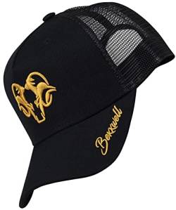 Bexxwell Trucker Cap schwarz/Gold mit 3D Logo-Stickerei (optimale Passform, Kappe, Black, Truckercap, Logo, Cap, Unisex) von Bexxwell