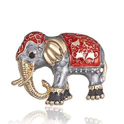 Elefant Brosche Tier Anstecker Anstecknadeln K39 von Beyond