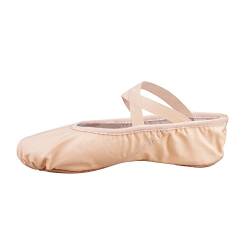 Bezioner Segeltuch-Ballett-Hefter Zufuhr-Tanz-Schuhe für Alle Altersgruppen (Rosa, 43) Beige von Bezioner