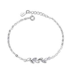 Armband, Armband, Silberarmband, Geschenke, Sterling-Silber-Armband for Frauen, Damen-Armband aus 925er-Sterlingsilber, exquisites Hand-Silberranken-Armband, modisches Armband, Damen-Silberschmuck, Ge von BgnEhRfL