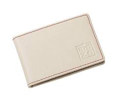 BiDZO Mini Party Portemonnaie Weiß Kunstleder Wallet Damen Herren Geldbeutel von BiDZO