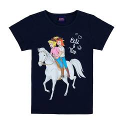 Bibi & Tina Mädchen T-Shirt 82410 blau, Größe 104,4 Jahre von Bibi & Tina