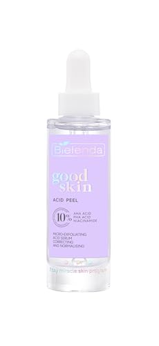 Bielenda Good Skin Acid Peel Korrigierendes und normalisierendes Mikro Peeling Säureserum AHA + PHA Säuren, Niacinamid, 30 g von Bielenda