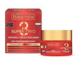 Bielenda SUPER 3 Trio Retinol + Vit C+ Kollagen 50+ 50 ml von Bielenda