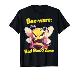 Bienen Design für Imker Studenten Ich hasse Menschen T-Shirt von Bienenliebhaber-Geschenke Schlechte Laune Design