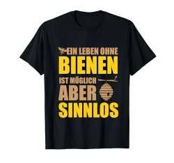 Ein Leben ohne Bienen ist möglich - Honigdealer Hobbyimker T-Shirt von Bienenshirts4You - Imker Geschenke Bienenzüchter
