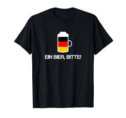 (Ein) Bier bitte auf Deutsch Deutschland Bier T-Shirt von Bier bitte in verschiedenen Sprachen