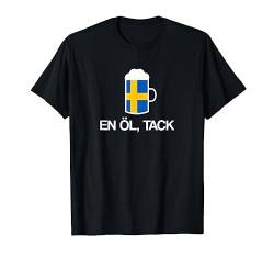 (Ein) Bier bitte auf Schwedisch Schweden Bier T-Shirt von Bier bitte in verschiedenen Sprachen