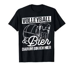 Volleyball Bier Fun Kneipe Saufen Party Bier Hopfen T-Shirt von Biertrinker Bierpong Bier Geschenkideen & Designs