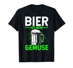 Bier Ist Mein Gemüse Trinken Hopfen Saufen Trinkspiel T-Shirt von Biertrinker Trinken Bier Geschenkideen & Designs