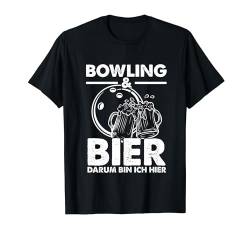 Biertrinken Bowling Bier Trinken Bier Saufen Party Hopfen T-Shirt von Biertrinker Trinken Bier Geschenkideen & Designs