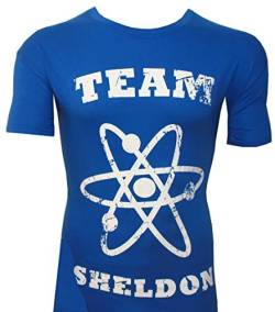 Big Bang Theory T-Shirt Team Sheldon, blau (S) von Big Bang Theory