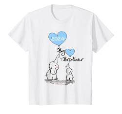 Kinder Big Brother 2024 Elefant Geschwister Ankündigung Geburt Baby T-Shirt von Big Brother 2024 Gifts Birth & Baby Shower