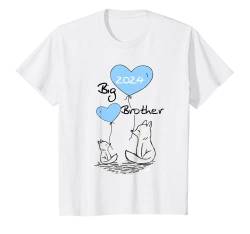 Kinder Big Brother 2024 Fuchs Geschwister Ankündigung Geburt Baby T-Shirt von Big Brother 2024 Gifts Birth & Baby Shower