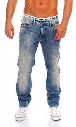 Big Seven Morris Medium Blue Regular Fit Herren Jeans, Hosengröße:W31/L32 von Big Seven